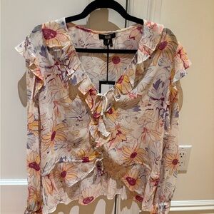 PAIGE Dori Floral Blouse NWT